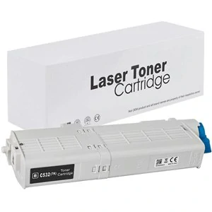 Inksys OKI C532 (46490608) - kompatibilní černý toner