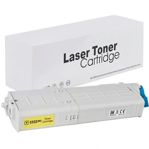 Inksys OKI C532 (46490605) - kompatibilní žlutý toner