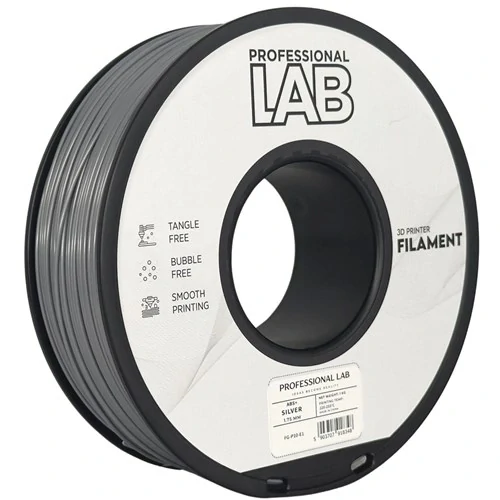 Professional LAB ABS+ stříbrná 1,75mm 1kg