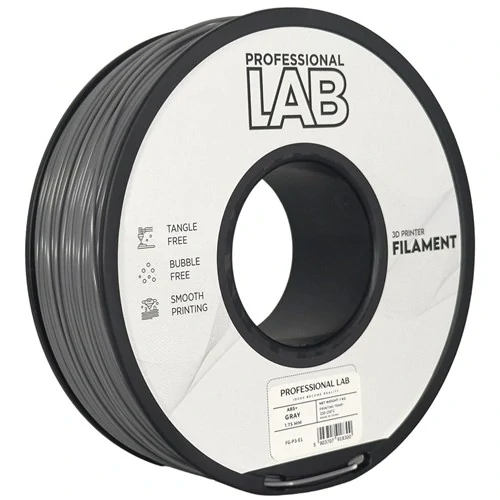Professional LAB ABS+ šedá 1,75mm 1kg