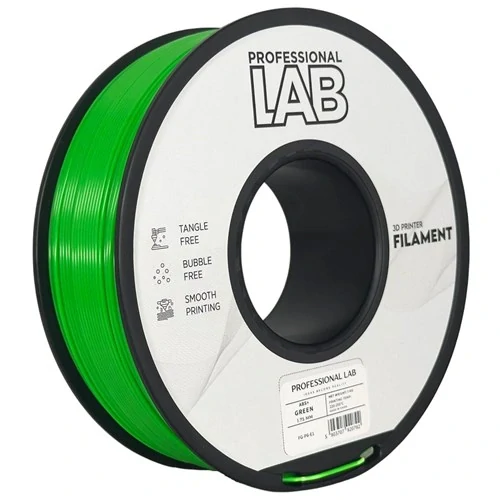 Professional LAB ABS+ zelená 1,75mm 1kg