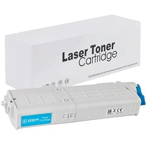 Inksys OKI C532 (46490607) - kompatibilní modrý toner